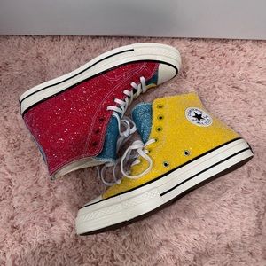 Converse Chuck Taylor All-Star 70s Hi JW Anderson Glitter Gutter Sneakers